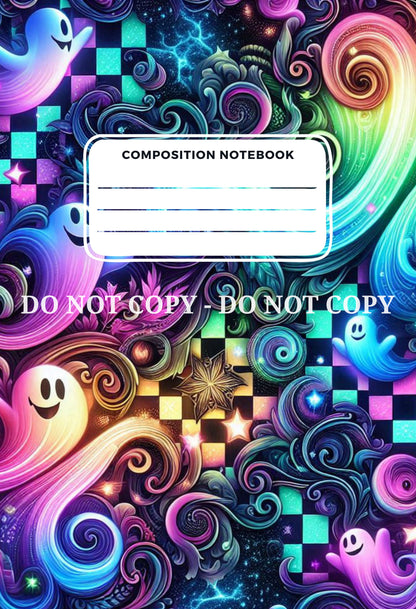 COMPOSITION NOTEBOOK COVERS - FRONT AND BACK - MULTIPLE VARIATIONS