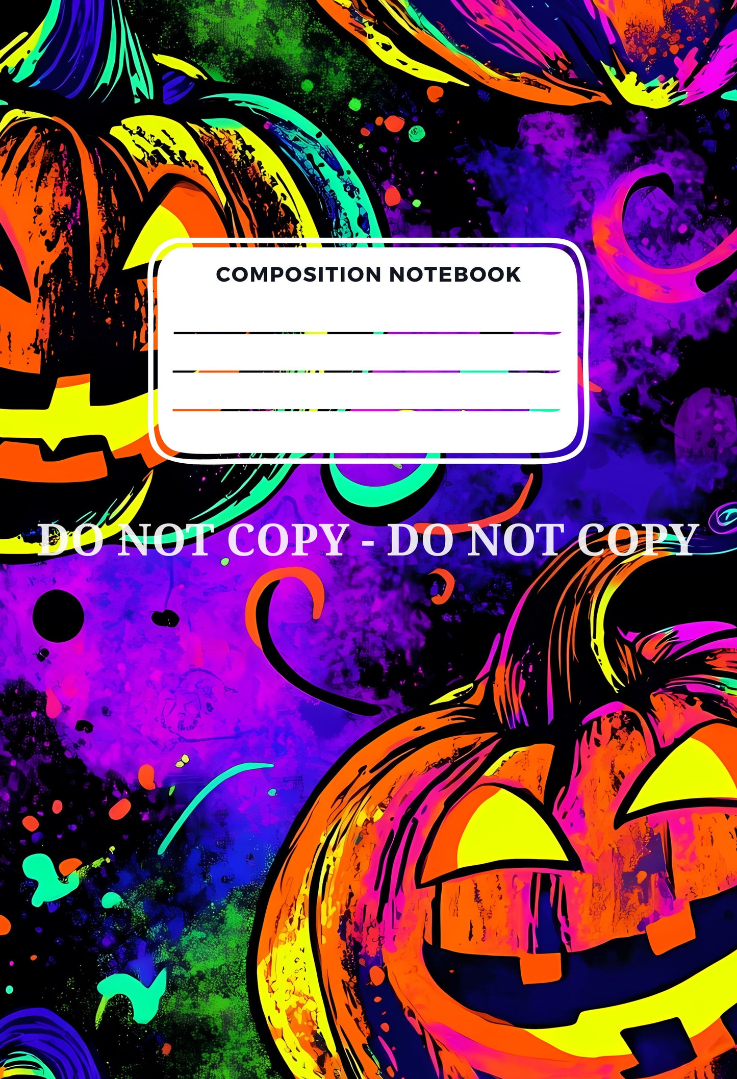 COMPOSITION NOTEBOOK COVERS - FRONT AND BACK - MULTIPLE VARIATIONS
