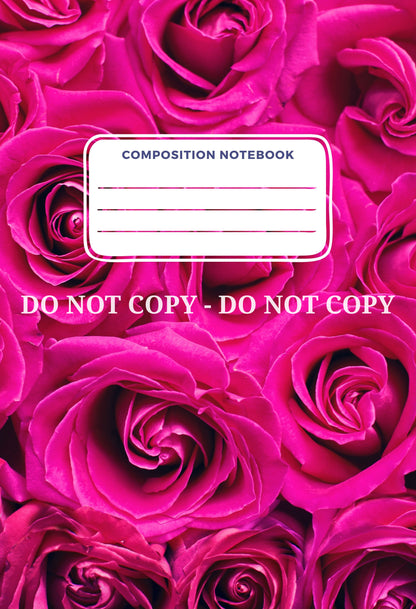 COMPOSITION NOTEBOOK COVERS - FRONT AND BACK - MULTIPLE VARIATIONS