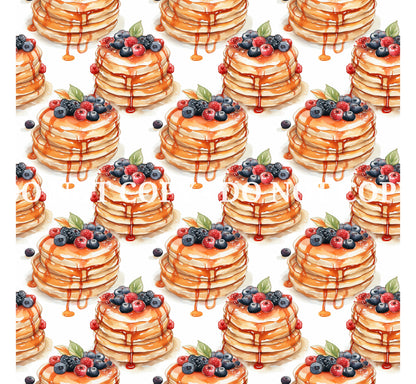 PANCAKES PATTERN VINYL - MULTIPLE VARIATIONS