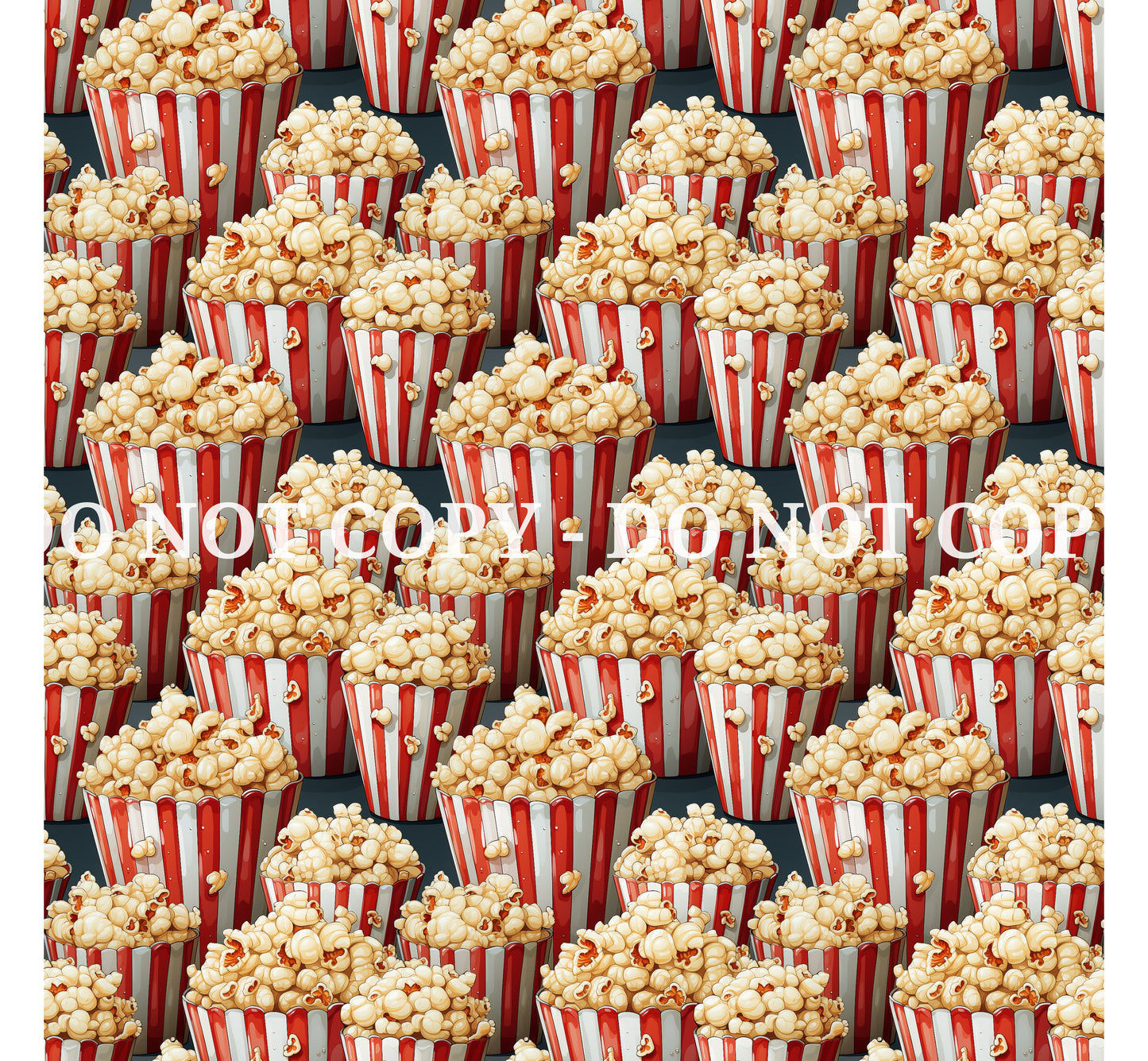 BUCKET OF POPCORN PATTERN VINYL - MULTIPLE VARIATIONS