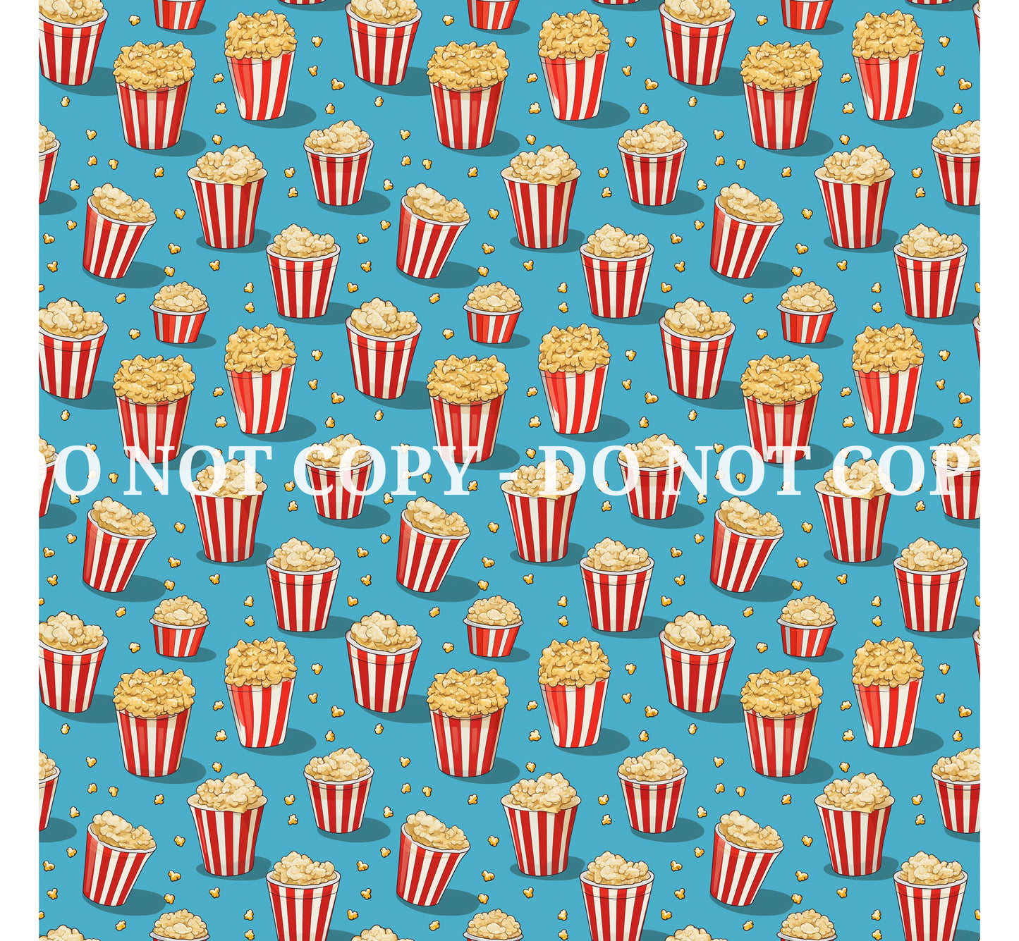 BUCKET OF POPCORN PATTERN VINYL - MULTIPLE VARIATIONS