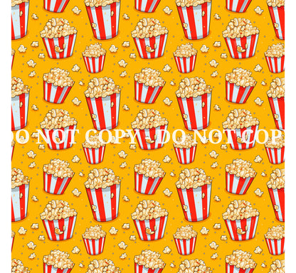 BUCKET OF POPCORN PATTERN VINYL - MULTIPLE VARIATIONS