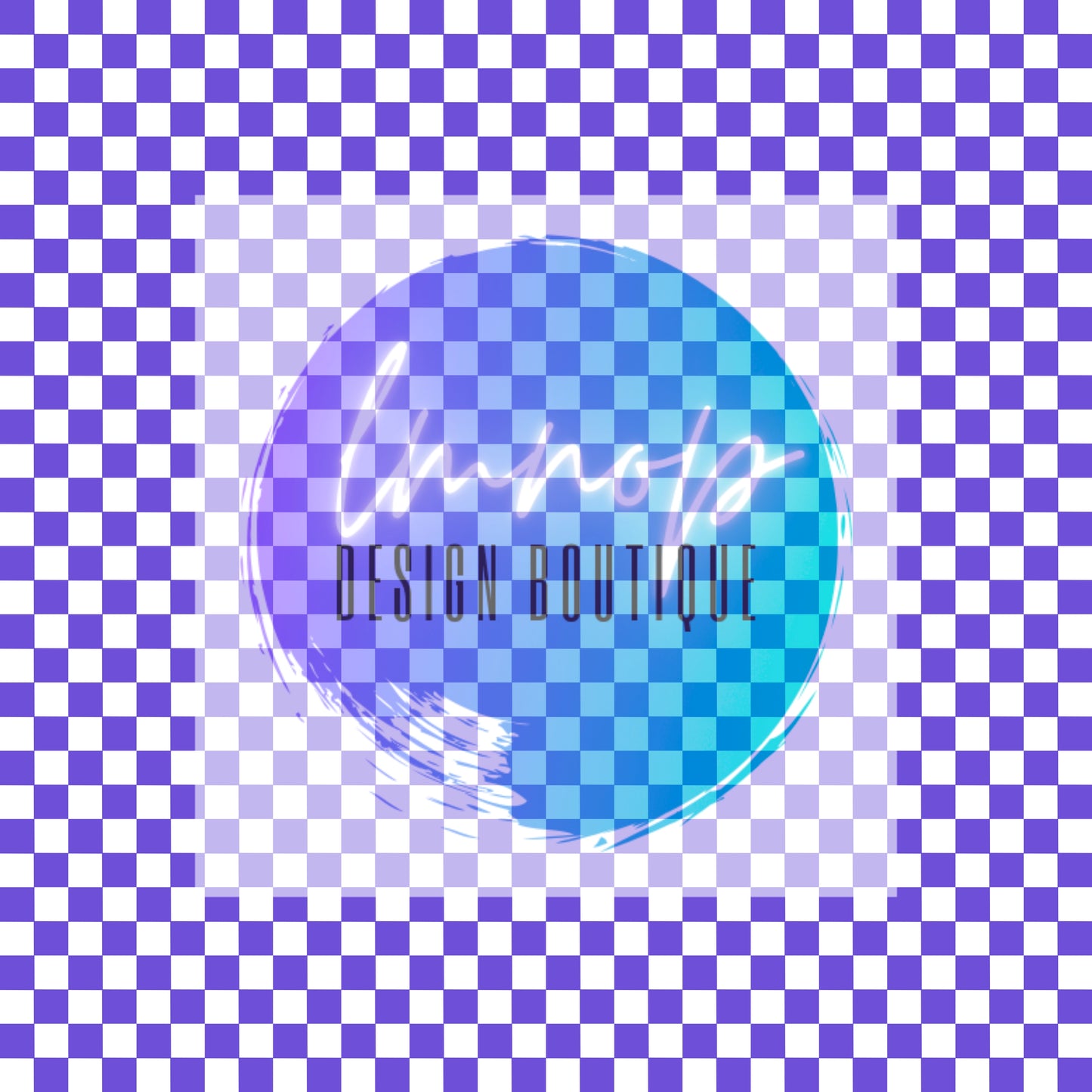 Checkers -  Purple