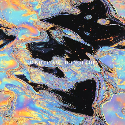 IRIDESCENT OIL SPILL VINYL - MULTIPLE VARIATIONS