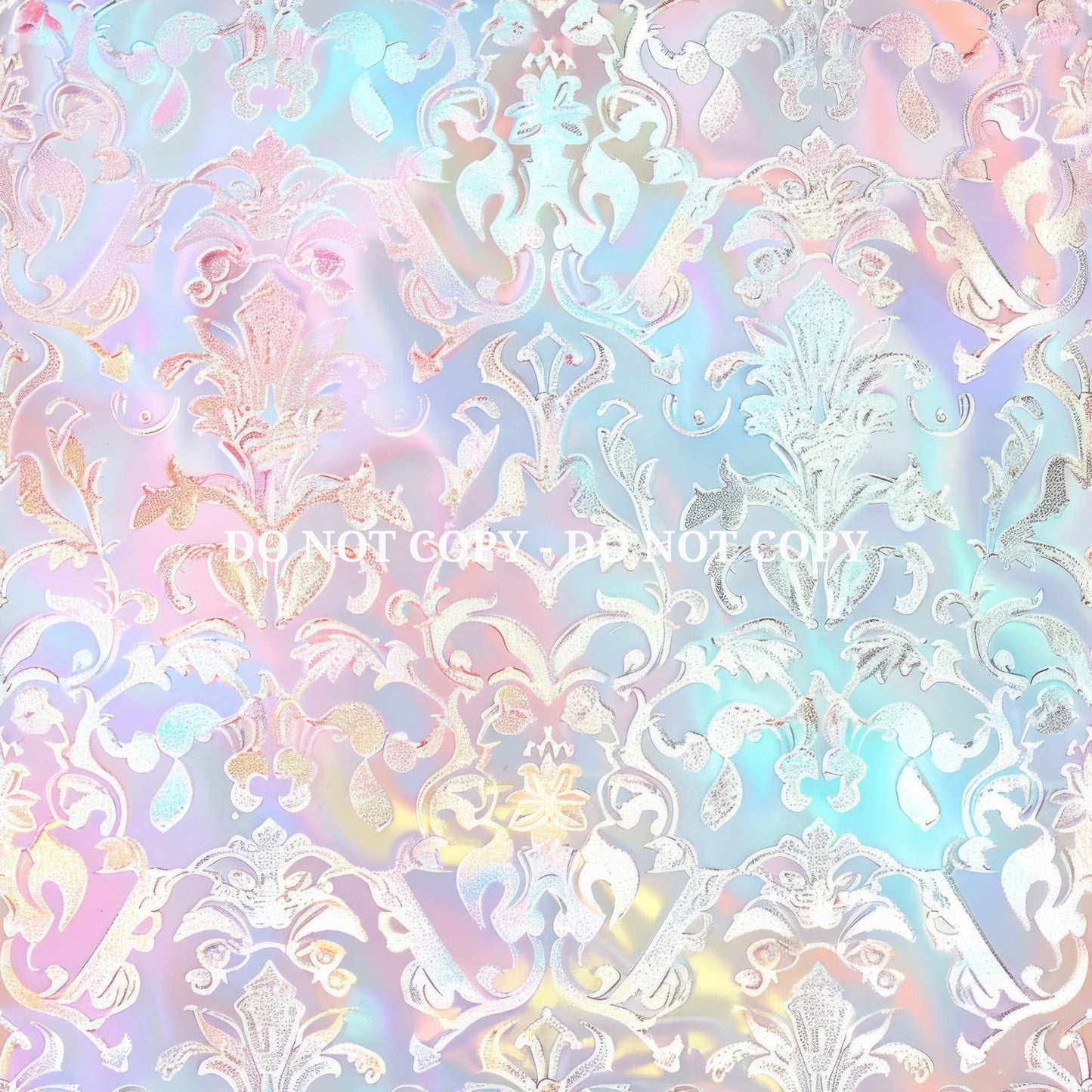 IRIDESCENT DAMASK PATTERN VINYL - MULTIPLE VARIATIONS