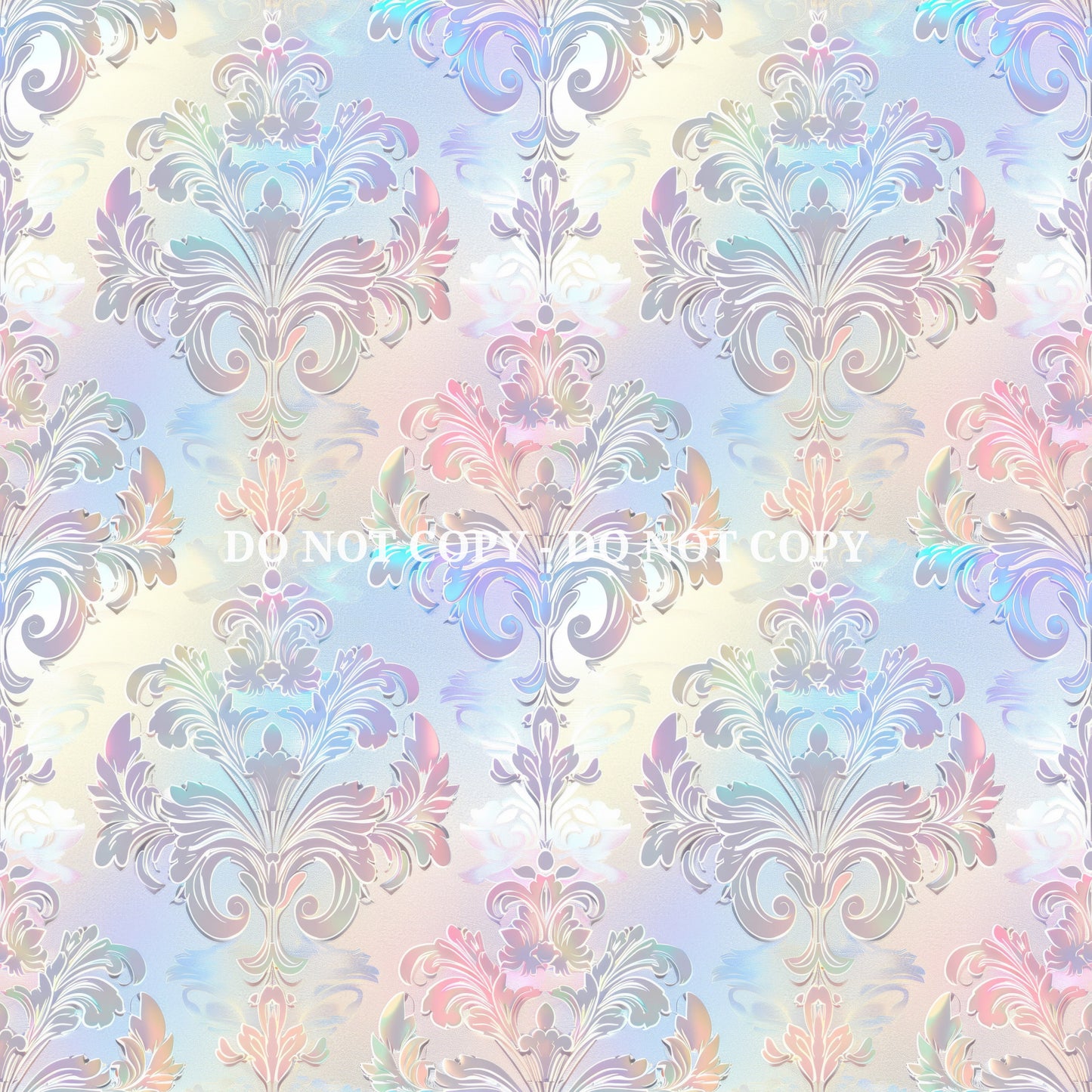 IRIDESCENT DAMASK PATTERN VINYL - MULTIPLE VARIATIONS