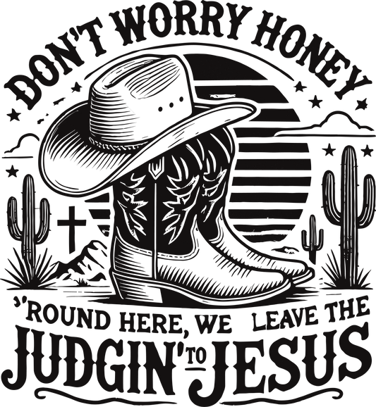 JUDGIN TO JESUS - DECAL