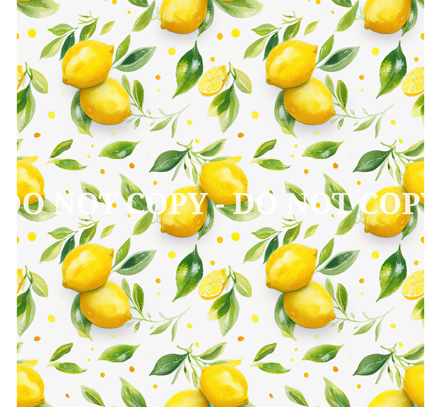 WATERCOLOR LEMON VINYL - MULTIPLE VARIATIONS