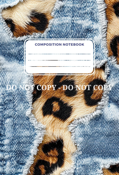 COMPOSITION NOTEBOOK COVERS - FRONT AND BACK - MULTIPLE VARIATIONS