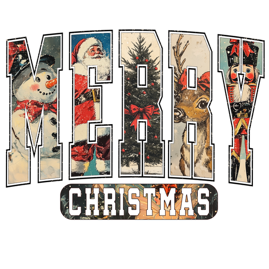 MERRY CHRISTMAS - DECAL