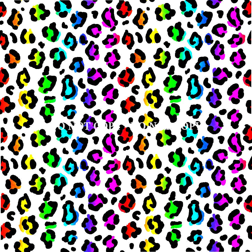 NEON LEOPARD PRINT - FLAIR SHEET