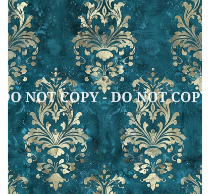 TEAL BEAUTY PATTERN VINYL - MULTIPLE VARIATIONS