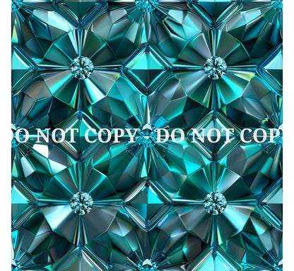 TEAL BEAUTY PATTERN VINYL - MULTIPLE VARIATIONS