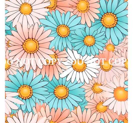 PASTEL DAISIES VINYL - MULTIPLE VARIATIONS