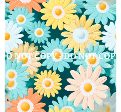 PASTEL DAISIES VINYL - MULTIPLE VARIATIONS