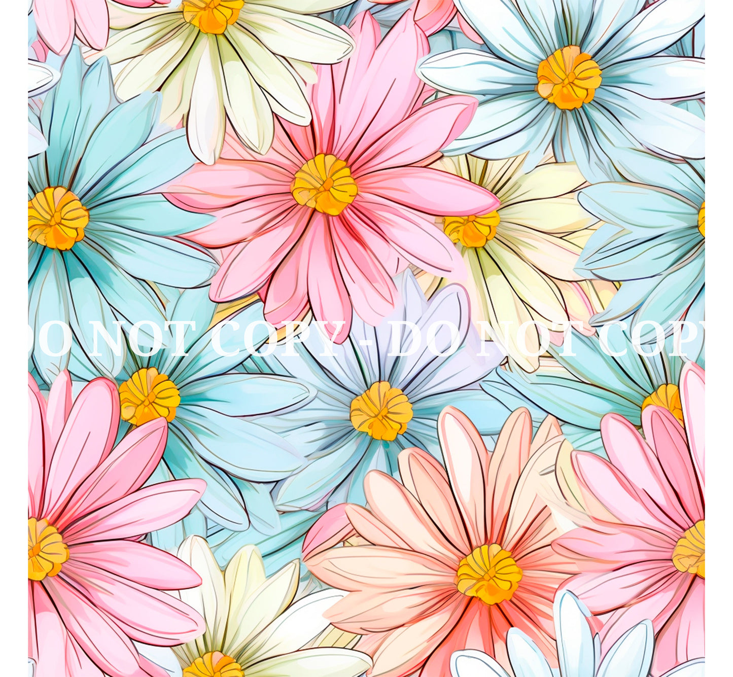 PASTEL DAISIES VINYL - MULTIPLE VARIATIONS