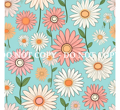 PASTEL DAISIES VINYL - MULTIPLE VARIATIONS