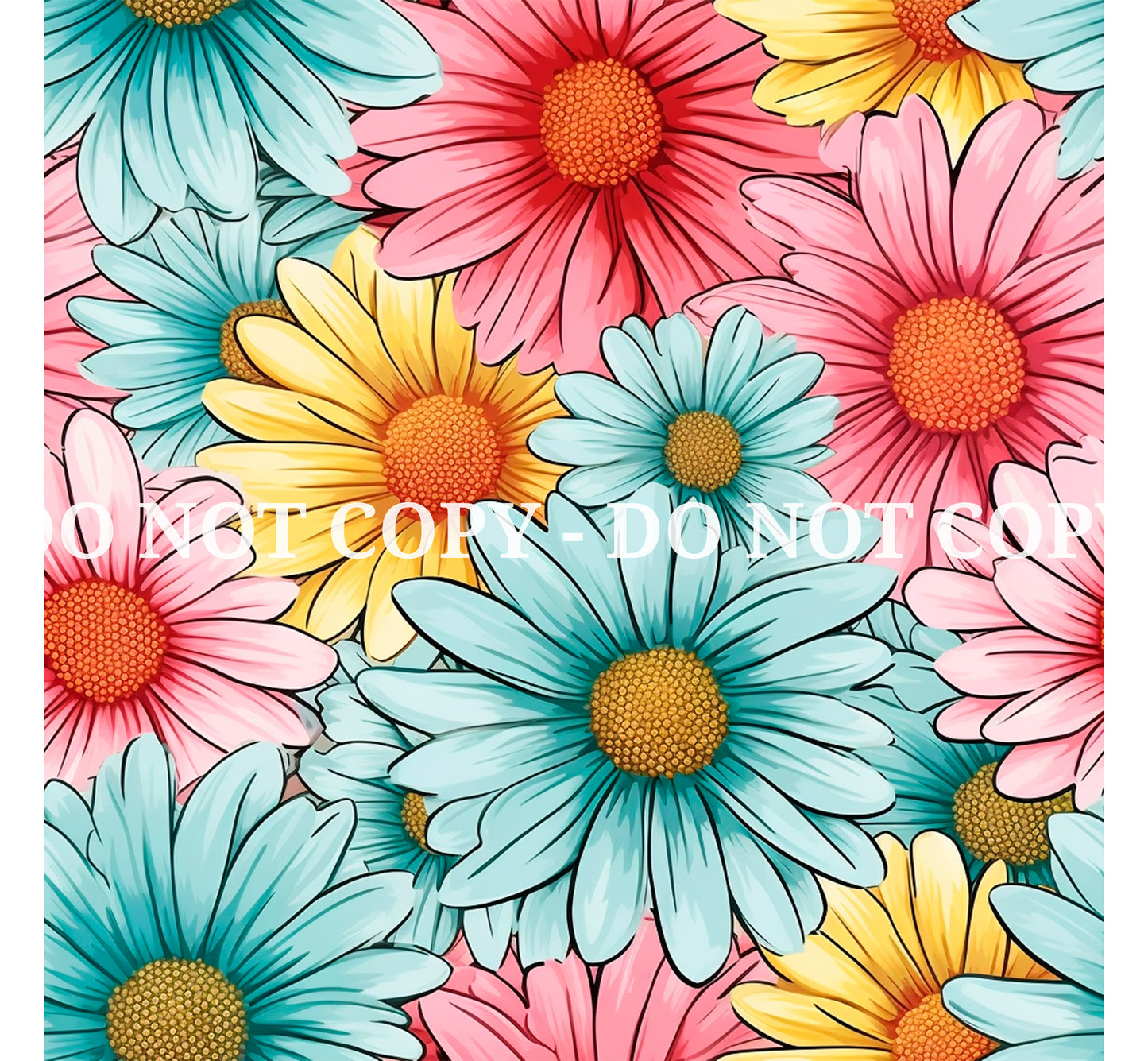 PASTEL DAISIES VINYL - MULTIPLE VARIATIONS