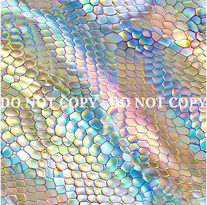 HOLO SNAKESKIN PATTERN VINYL - MULTIPLE VARIATIONS