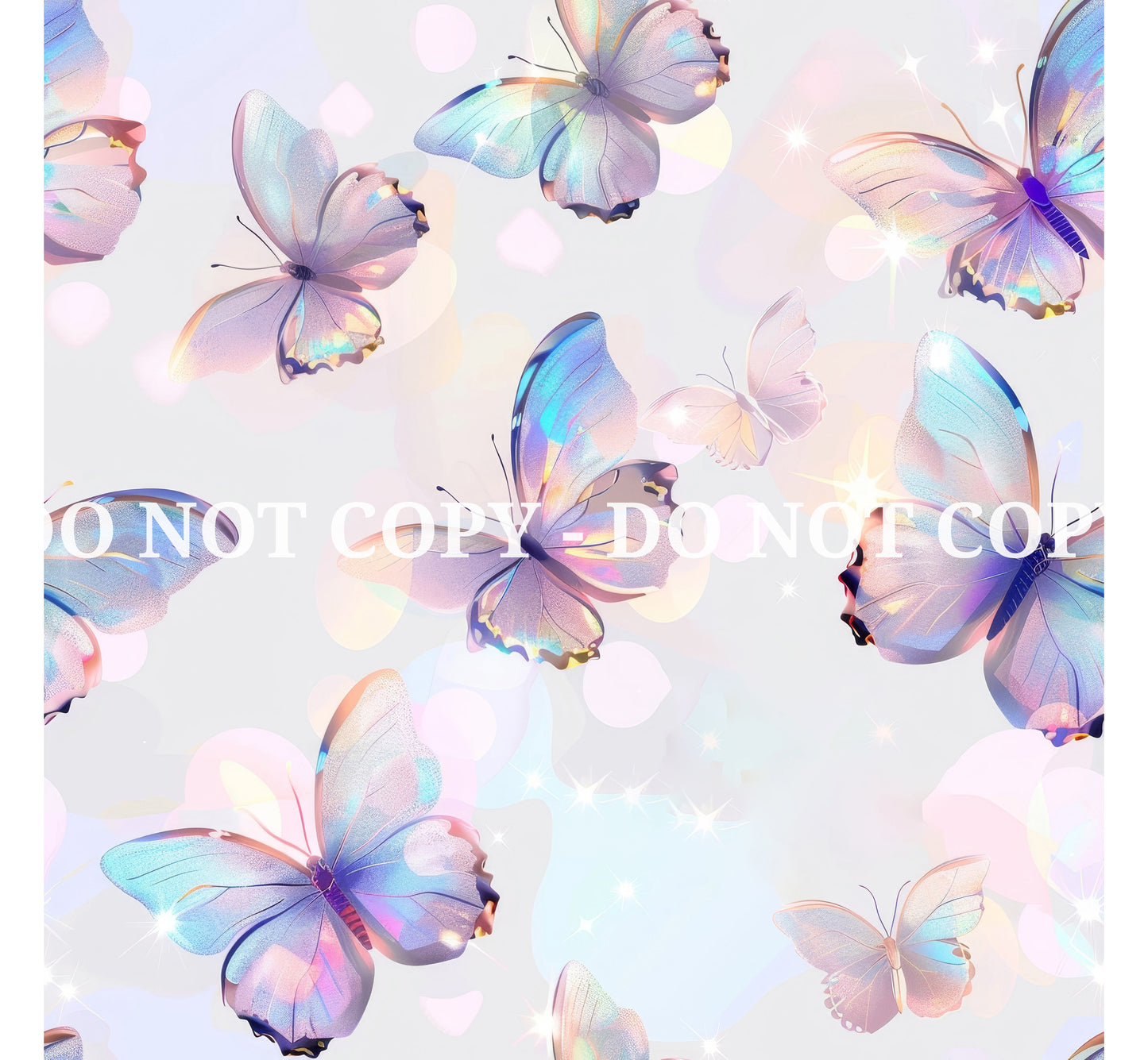 HOLO BUTTERFLY PATTERN VINYL - MULTIPLE VARIATIONS