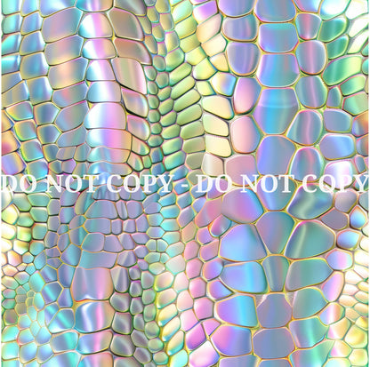 HOLO SNAKESKIN PATTERN VINYL - MULTIPLE VARIATIONS