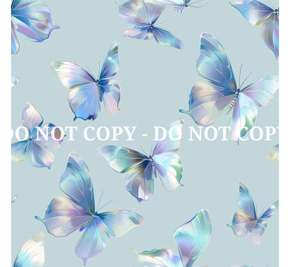 HOLO BUTTERFLY PATTERN VINYL - MULTIPLE VARIATIONS