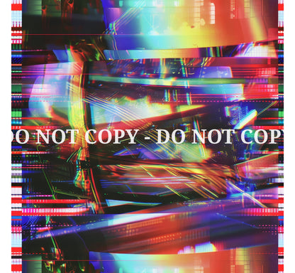 GLITCH ART PATTERN VINYL - MULTIPLE VARIATIONS