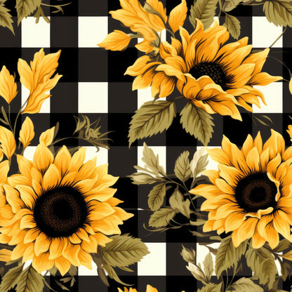 GINGHAM SUNFLOWERS - MULTIPLE VARIATIONS