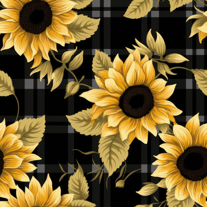 GINGHAM SUNFLOWERS - MULTIPLE VARIATIONS