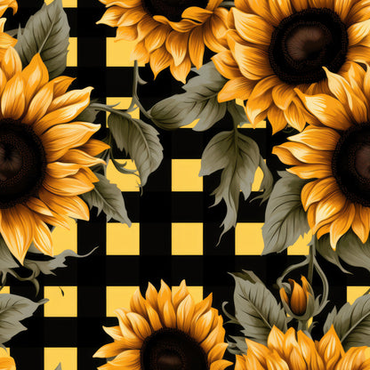GINGHAM SUNFLOWERS - MULTIPLE VARIATIONS