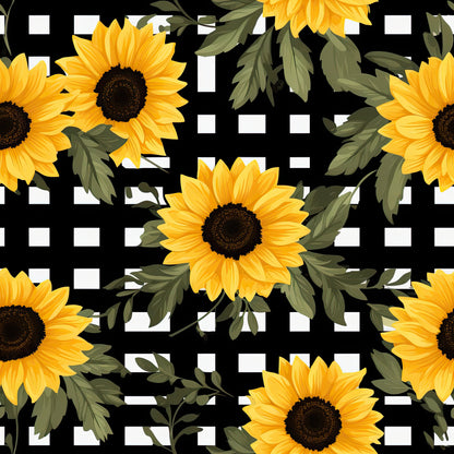GINGHAM SUNFLOWERS - MULTIPLE VARIATIONS