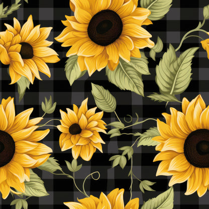 GINGHAM SUNFLOWERS - MULTIPLE VARIATIONS