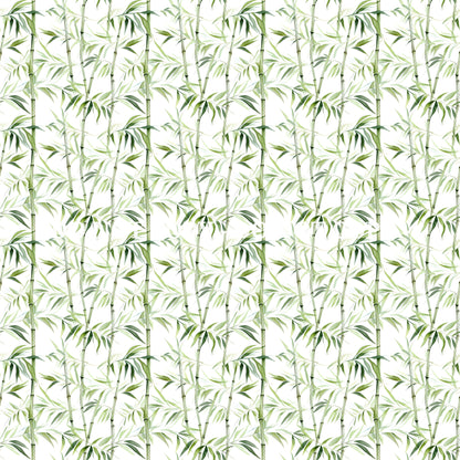 WATERCOLOR PANDA BAMBOO PATTERN VINYL - MULTIPLE VARIATIONS