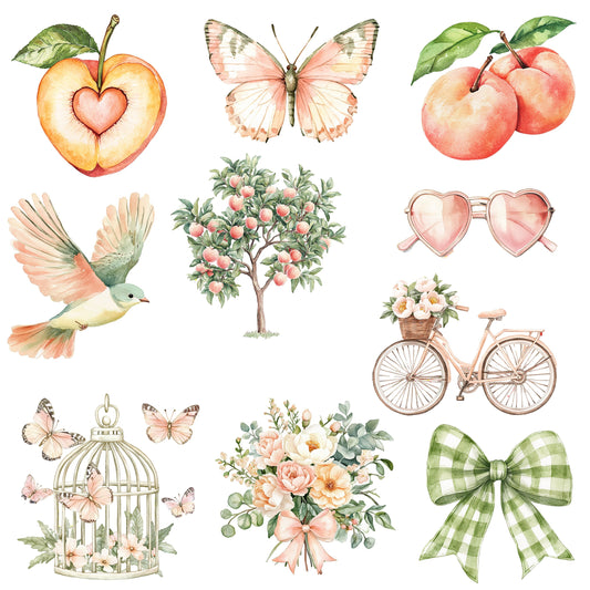 PEACHES AND CREAM - FLAIR SHEET