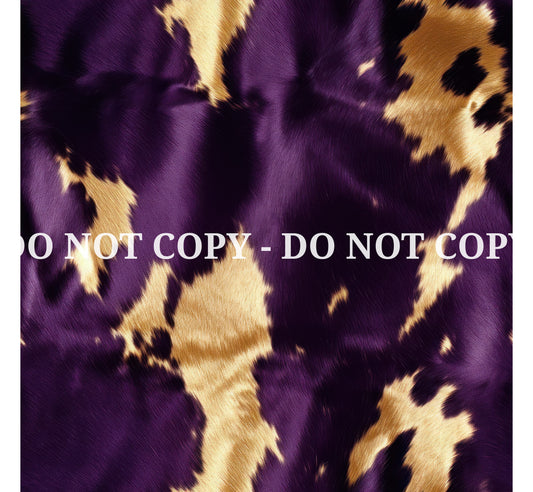 PURPLE AND GOLD COWHIDE VINYL - MULTIPLE VARIATIONS