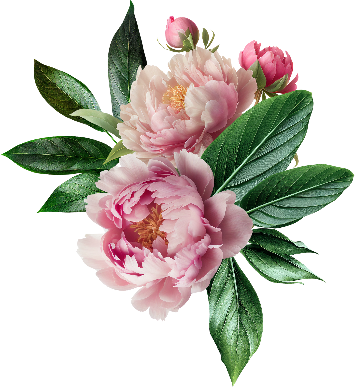 PINK PEONY -  Decals