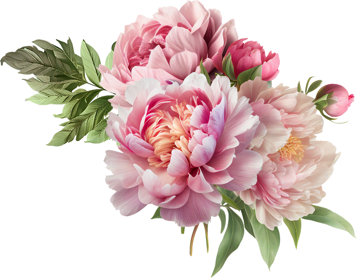 PINK PEONY -  Decals