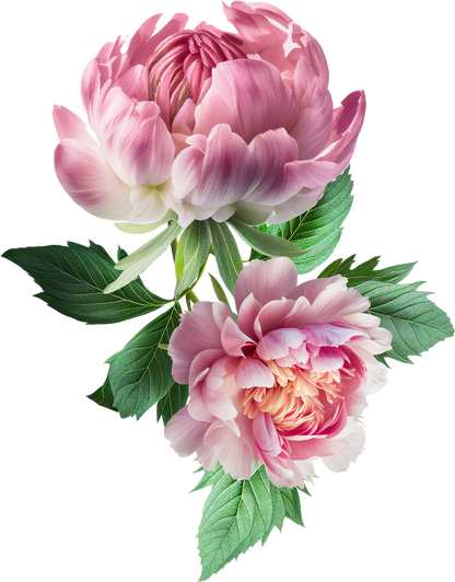 PINK PEONY -  Decals