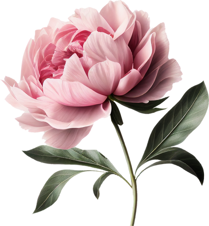 PINK PEONY -  Decals