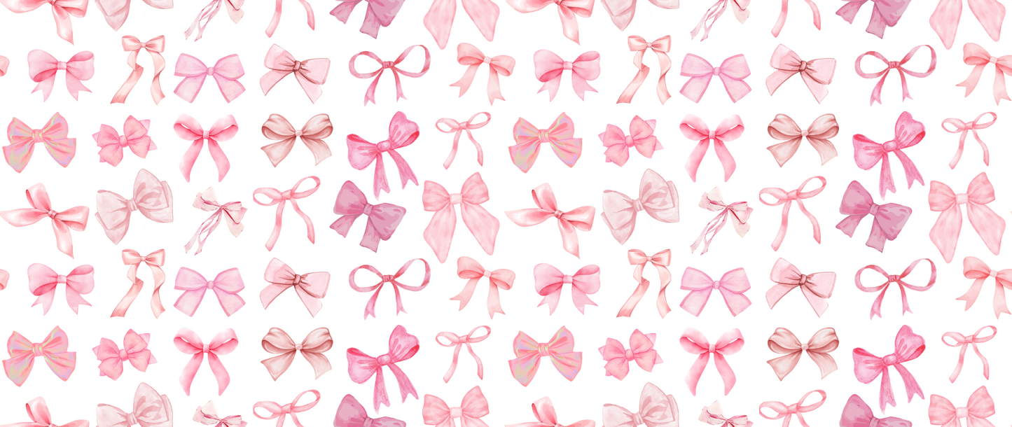 PINK BOW - CAN WRAP