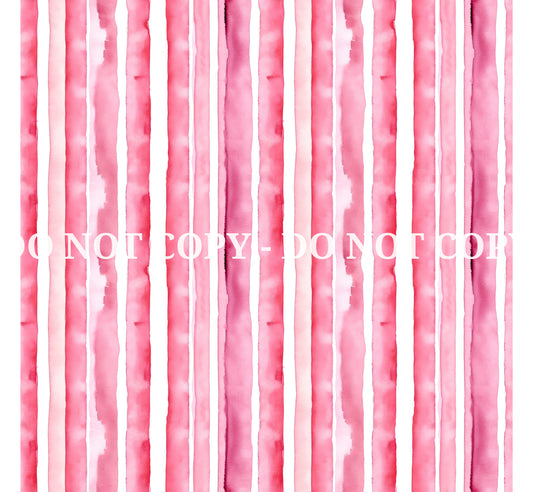 PINK WATERCOLOR STRIPES VINYL - MULTIPLE VARIATIONS