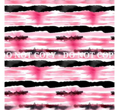 PINK WATERCOLOR STRIPES VINYL - MULTIPLE VARIATIONS