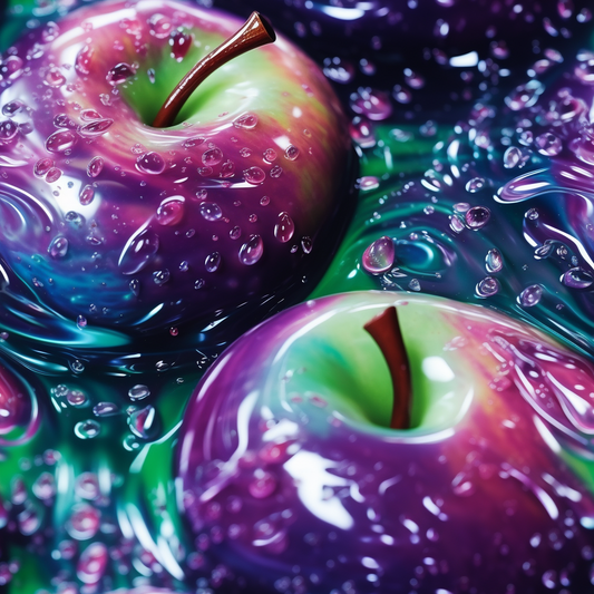 POISON APPLE PATTERN VINYL - MULTIPLE VARIATIONS