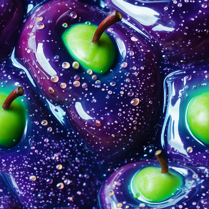 POISON APPLE PATTERN VINYL - MULTIPLE VARIATIONS