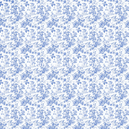 PREPPY BLUE  PATTERN VINYL - MULTIPLE VARIATIONS