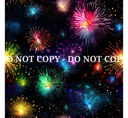 FIREWORKS PATTERN VINYL - MULTIPLE VARIATIONS