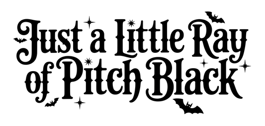 RAY OF PITCH BLACK - DECAL