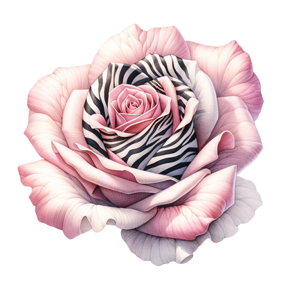 ANIMAL PRINT ROSES - Decals