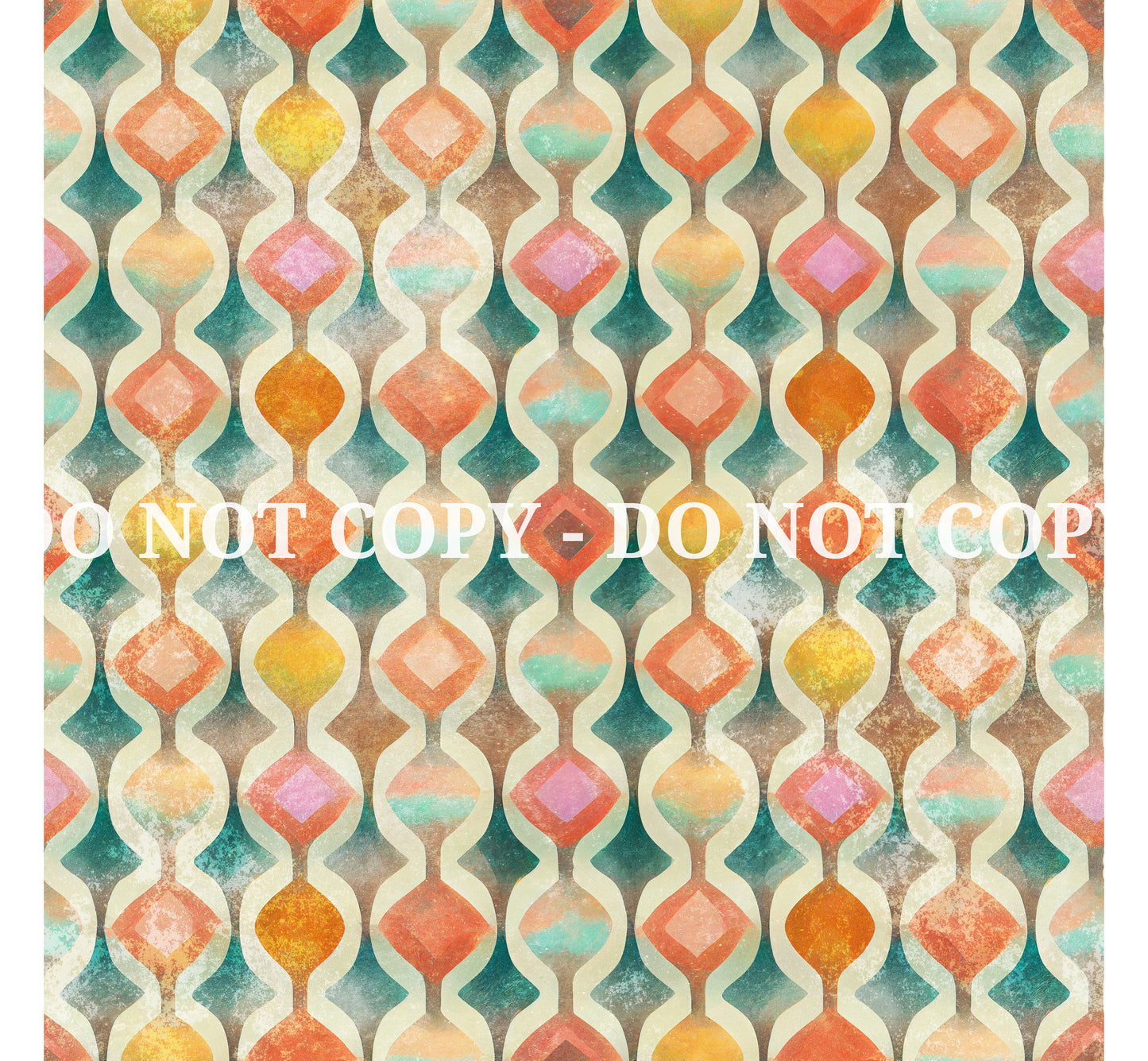 RETRO RAINBOW GRUNGE PATTERN VINYL - MULTIPLE VARIATIONS